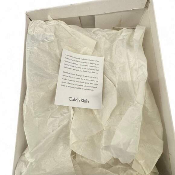 Calvin Klein Lady's Shoes - Lorrie Suede Dark Brown Sz 6M - Picture 4 of 6